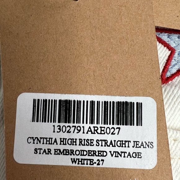 NWT Reformation Cynthia High Rise Straight Jeans Size 27 - Picture 7 of 16